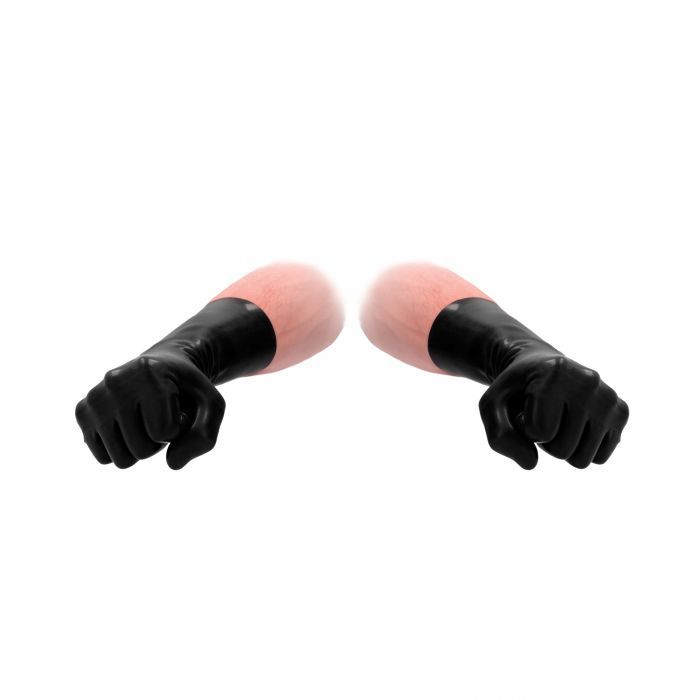Latex Gloves Black Secondary image