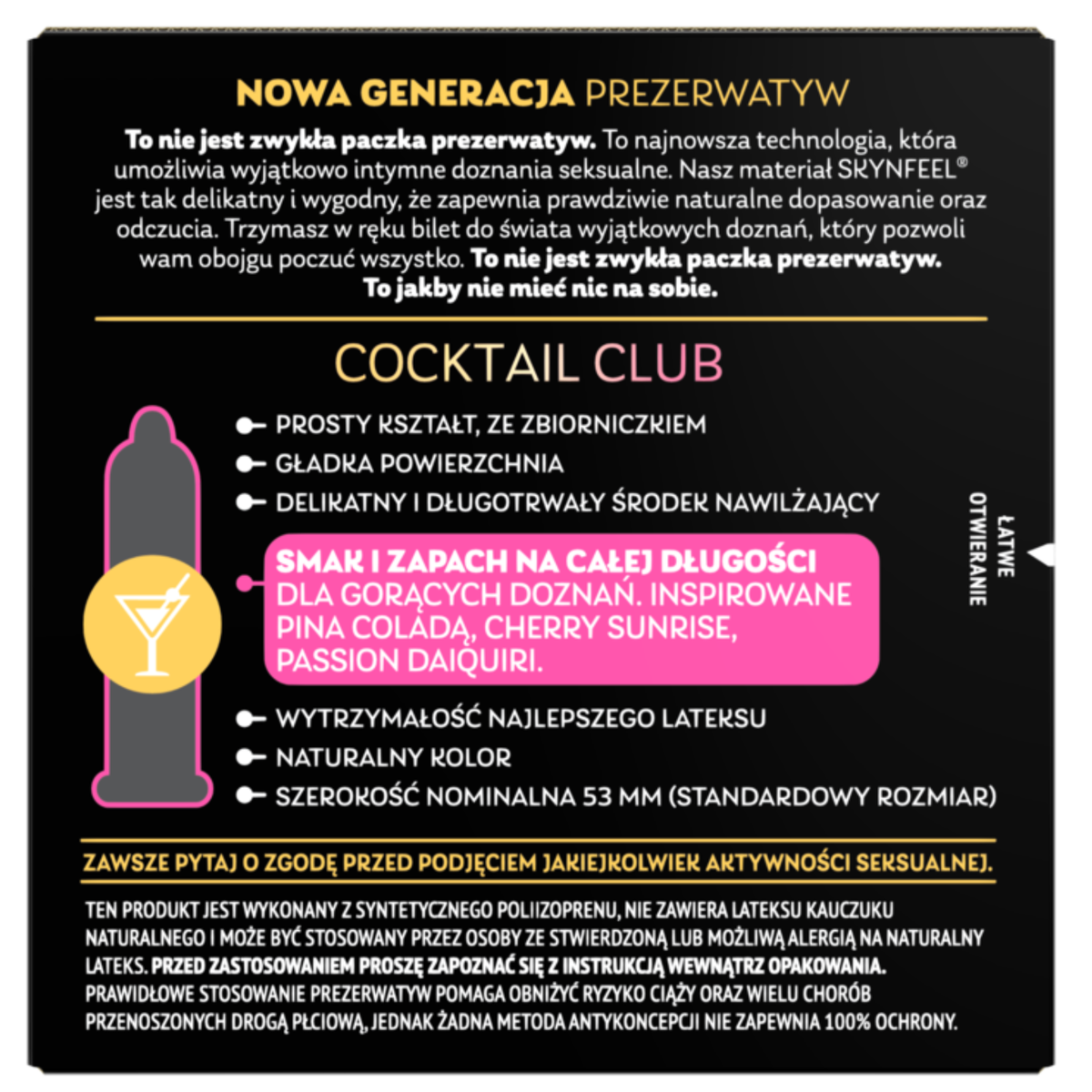 SKYN Cocktail Club Condoms Box of 3 ️ World Condoms – WorldCondoms