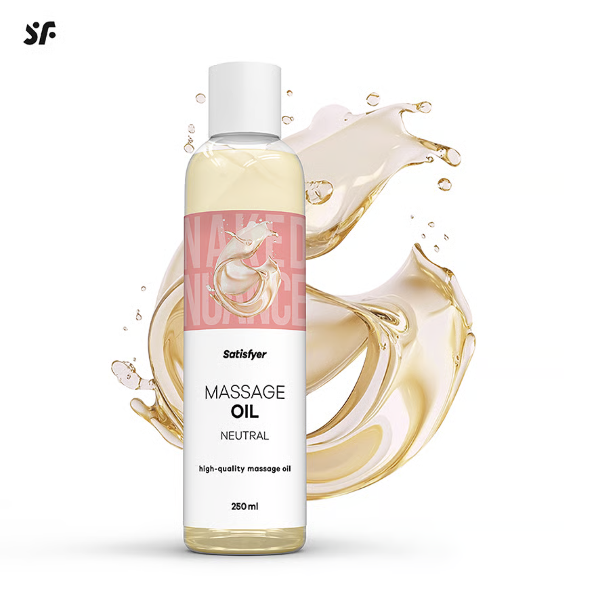 Satisfyer Massage Oil Neutral 8.45 fl oz Secondary image