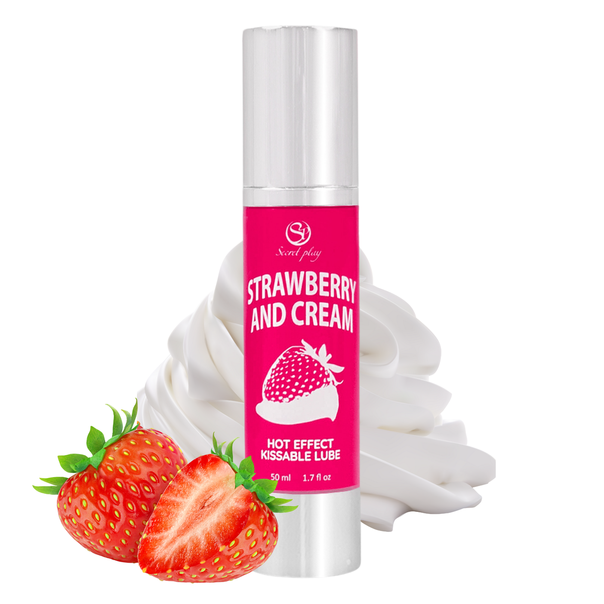 Secret Play Strawberry & Cream Hot Effect Kissable 1.7 fl.oz Main image