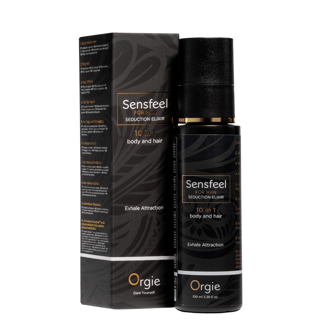 Orgie Sensfeel Seduction Elixir for Man 10in1 Body & Hair 3.38 fl oz Main image