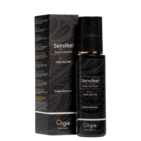 Orgie Sensfeel Seduction Elixir for Man 10in1 Body & Hair 3.38 fl oz