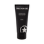Front studio view of a 100 ml (3.38 fl oz) matte black squeeze tube of Shots Erection Gel featuring white text stating "Increases blood flow for a longer during erection" and a silver star logo near the base