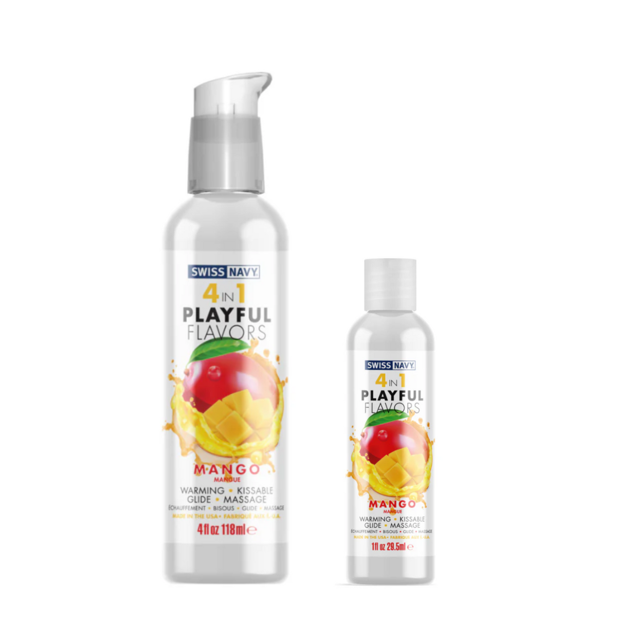 Swiss Navy 4 in 1 Playful Flavors Mango Front Main image