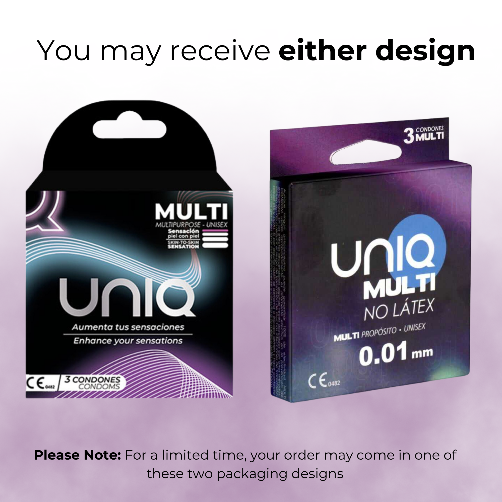 Uniq Multi Non Latex 001 3 Pack Secondary image