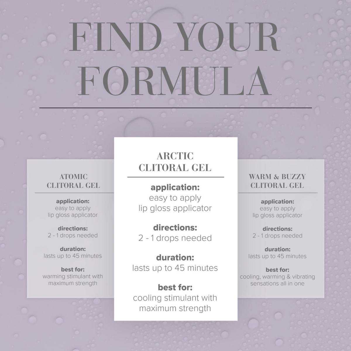 System JO ARCTIC Clitoral Stimulant 10ml - formula