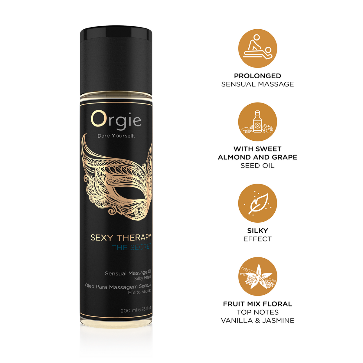 Orgie Sexy Therapy The Secret Massage Oil 200ml