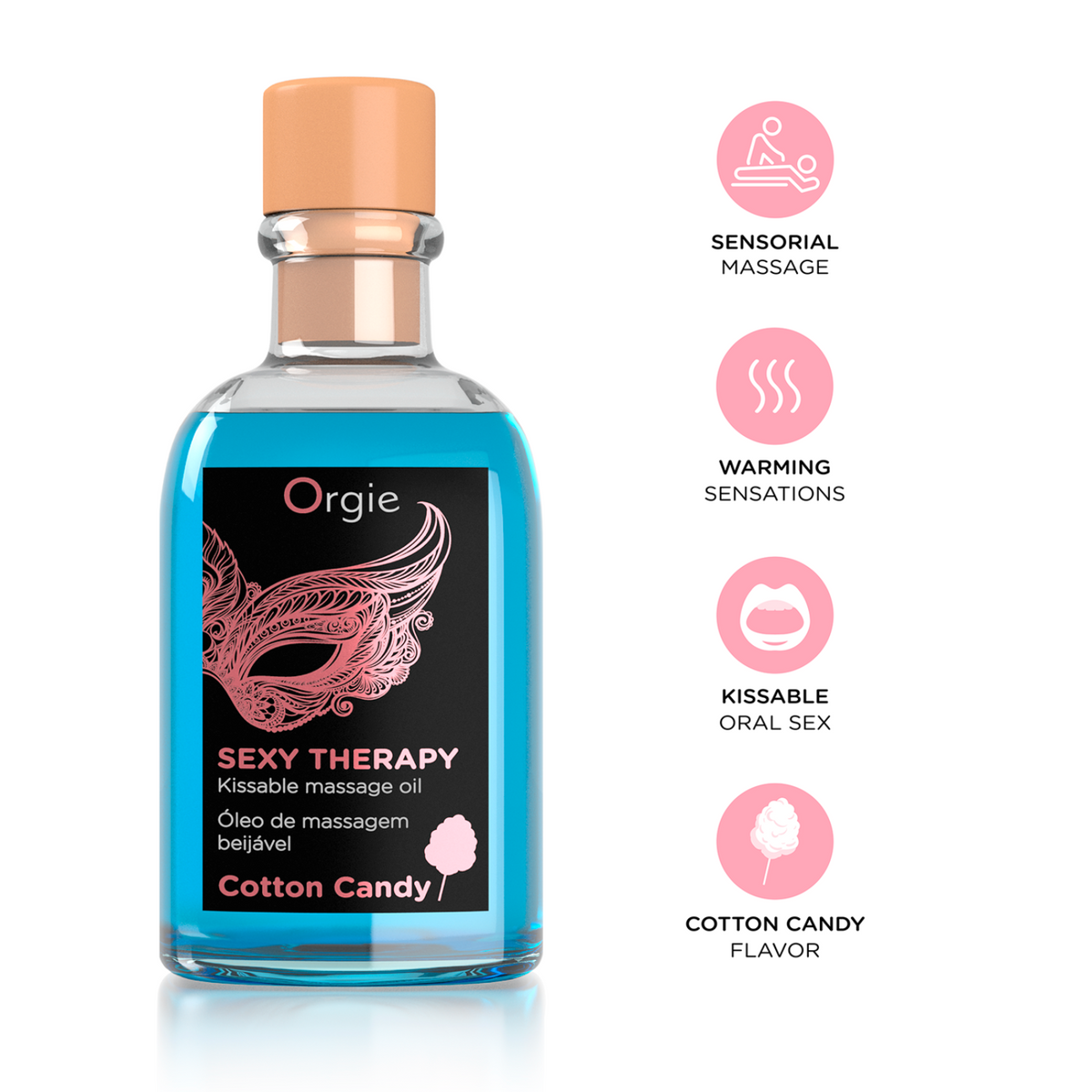 Orgie Sexy Therapy Massage Kit Cotton Candy 100ml