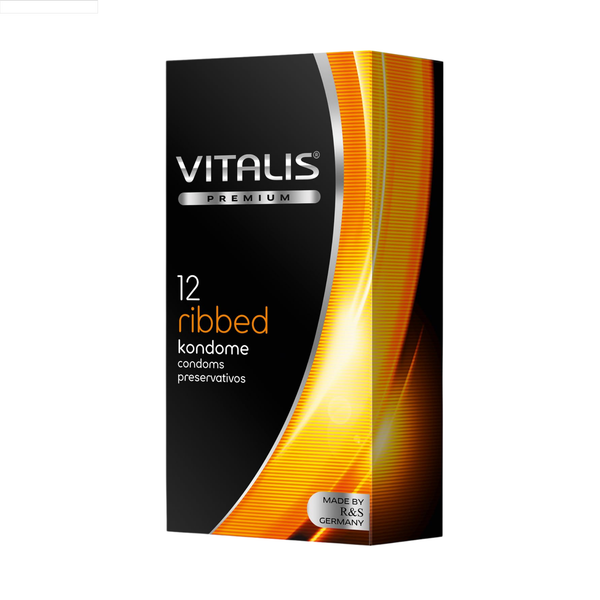 Vitalis Ribbed Box 12 | WorldCondoms