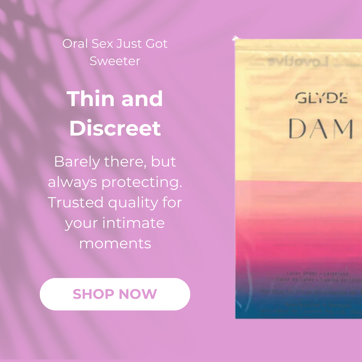 Sheer Glyde Dams Purple/Wildberry