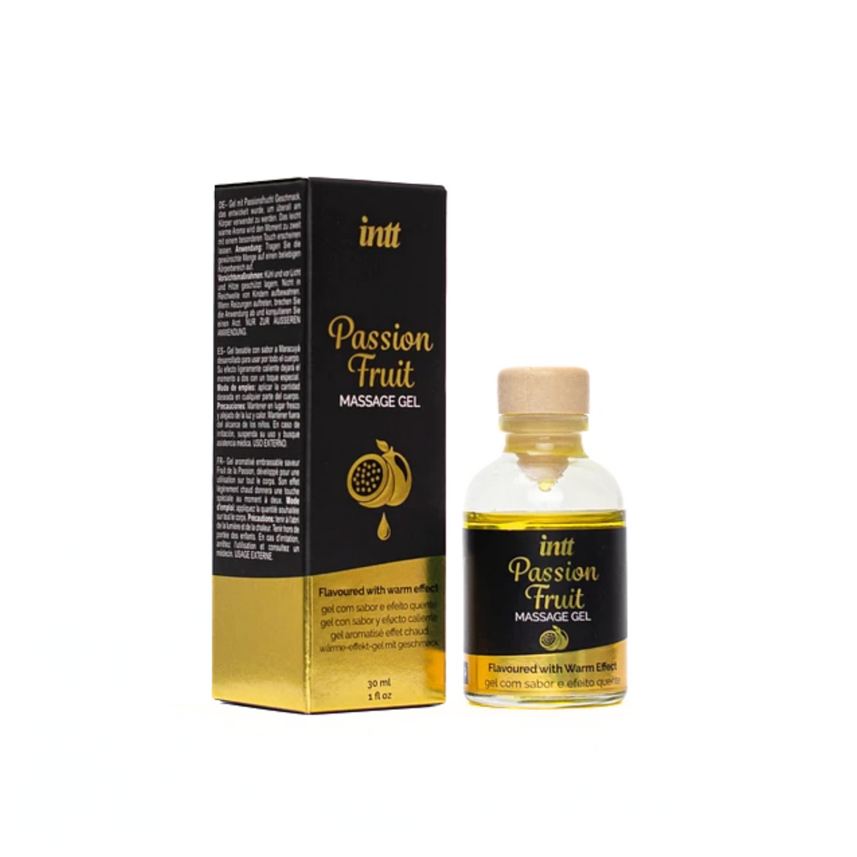 intt Passion Fruit Kissable Massage Gel 1 fl.oz