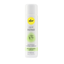 A white bottle of pjur med REPAIR water-based personal lubricant with a yellow logo and light green accents on a white background.