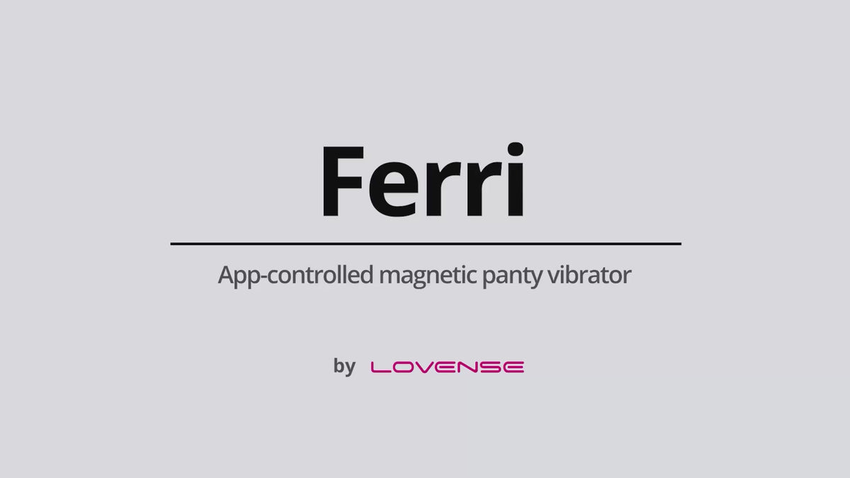 A video of Lovense Ferri Magnetic App-Controlled Clitoral Vibrating Panty Massager.