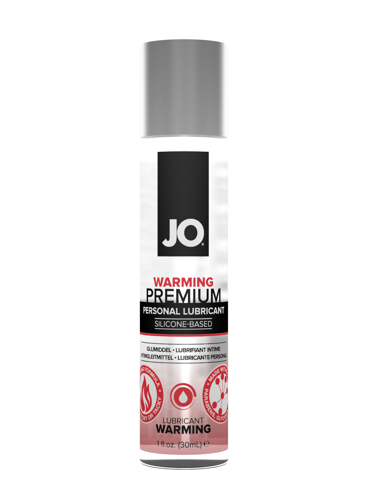 JO Premium Warming Silicone-Based Lubricant 1 fl oz