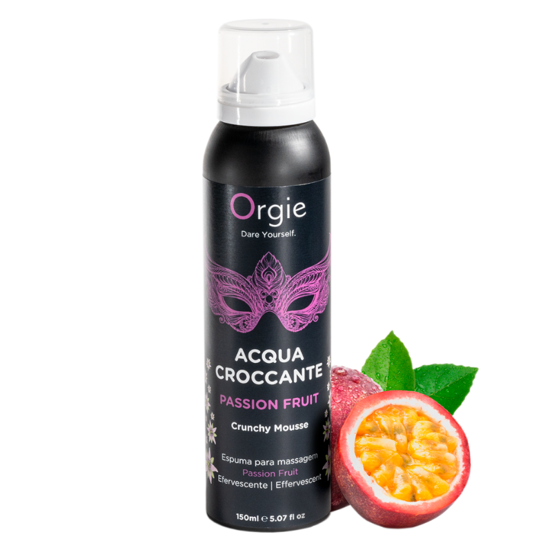 Orgie Acqua Croccante Passion Fruit Crunchy Mousse 150ml
