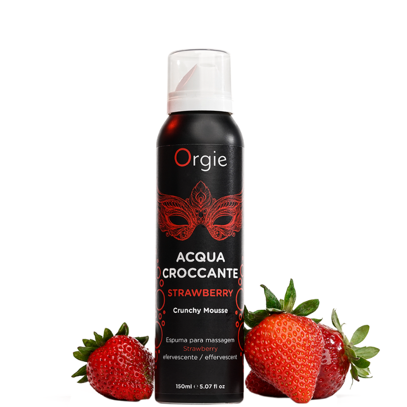 Orgie Acqua Croccante Strawberry Crunchy Mousse 150ml Secondary image