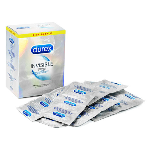 Durex Invisible Extra Sensitive 24 Box ️ WorldCondoms