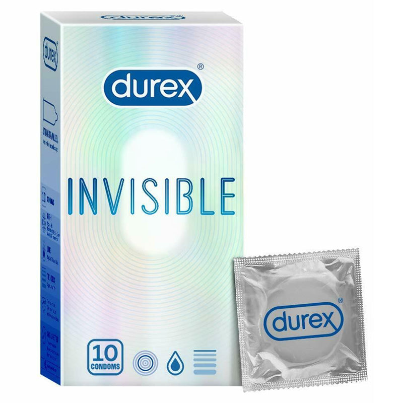 Durex Invisible Lubricated 10 Pack Secondary image