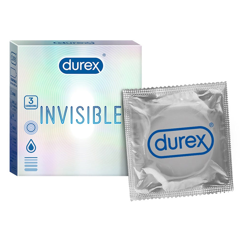 Durex Invisible Lubricated 3 Pack Secondary image
