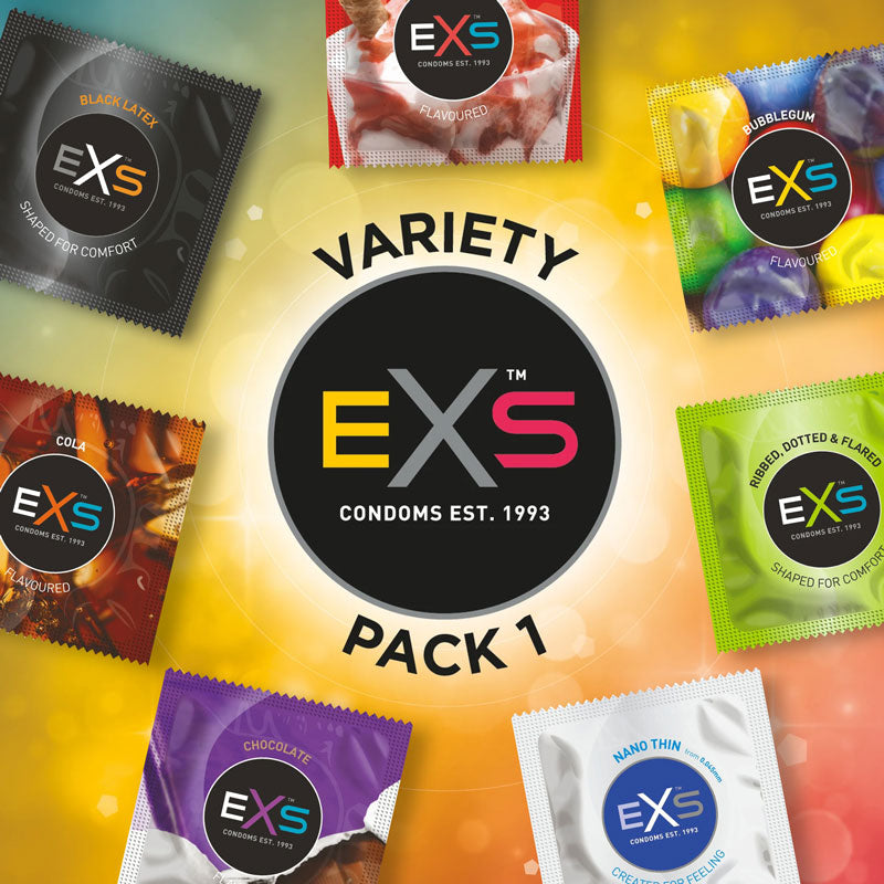 EXS Variety Pack 1 Front | WorldCondoms Main image