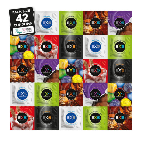 EXS Variety Pack 1 All Condom Types | WorldCondoms