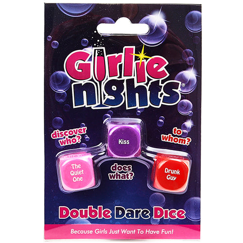 Girlie Nights Double Dare Dice Game front