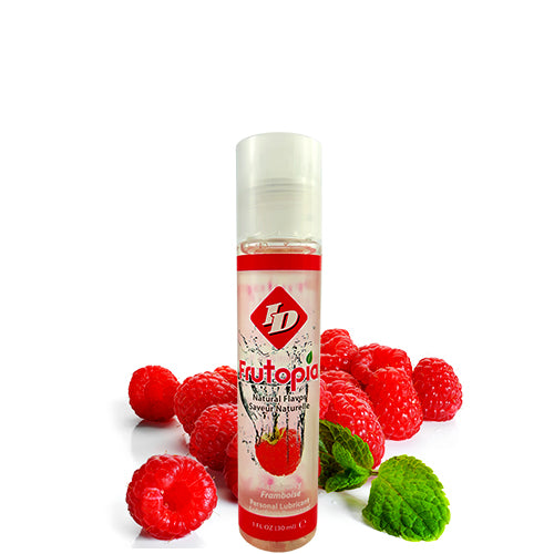 ID Frutopia Raspberry Flavoured Lube 30ml ️ World Condoms – WorldCondoms