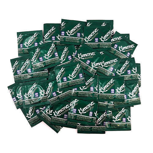 kimono microthin with aqua lube condoms 100 PCS