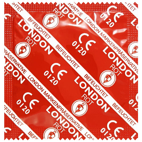 Durex London Rot | WorldCondoms Main image