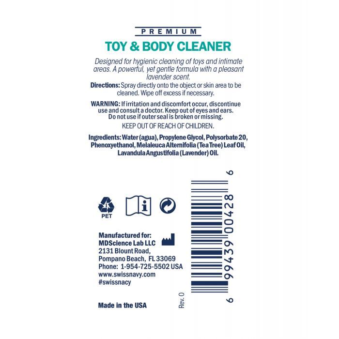 Swiss Navy Toy & Body Cleaner