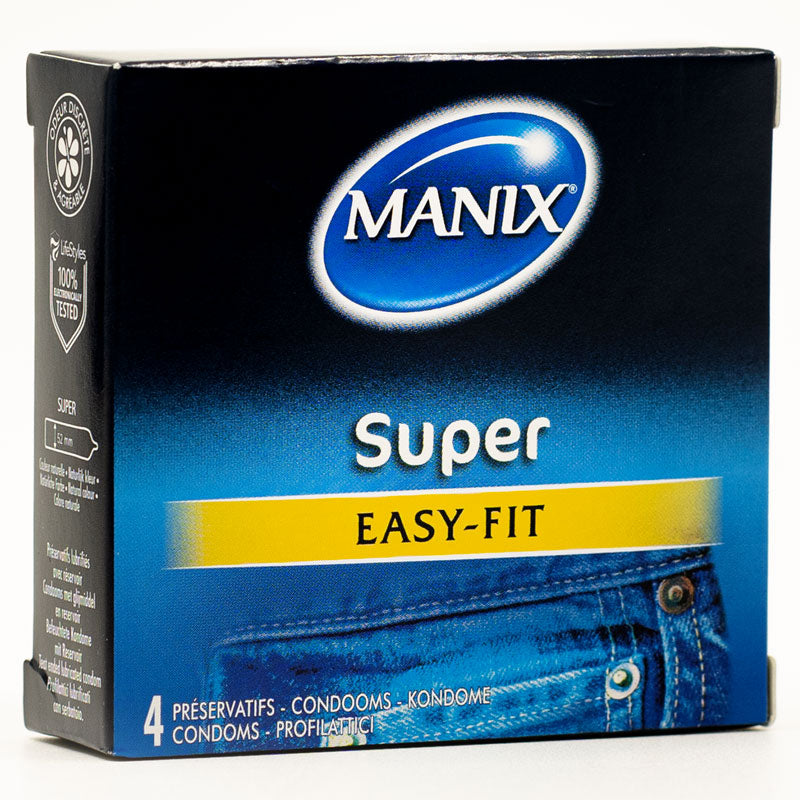 Mates Super Easy-fit Condoms Box 4 Front | WorldCondoms Main image