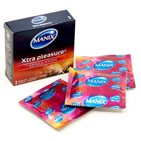 Mates Xtra Pleasure Condoms Box 3 | WorldCondoms