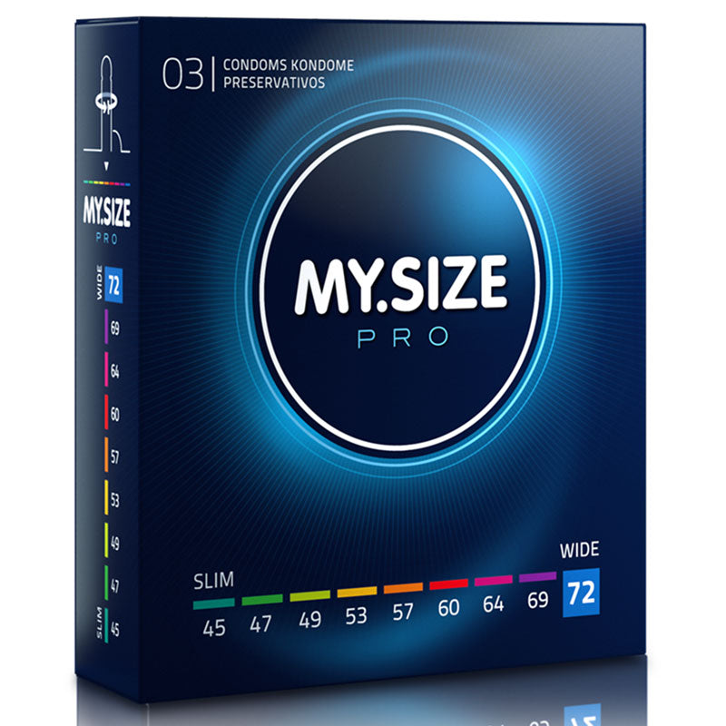 My.Size PRO 72mm Condoms Box 3 | WorldCondoms Main image