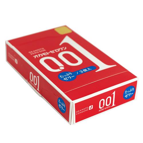 Okamoto 001 Rich Lubricant 3 Pack
