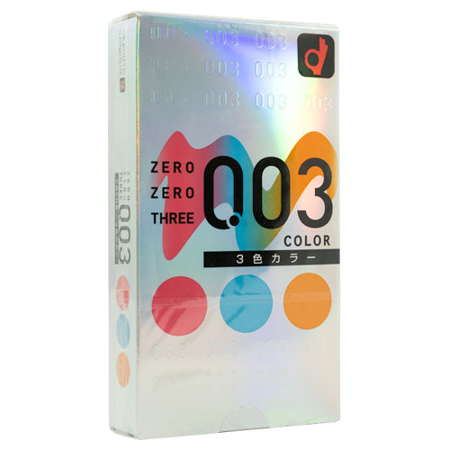 Okamoto 003 Color Box 12 | WorldCondoms Main image