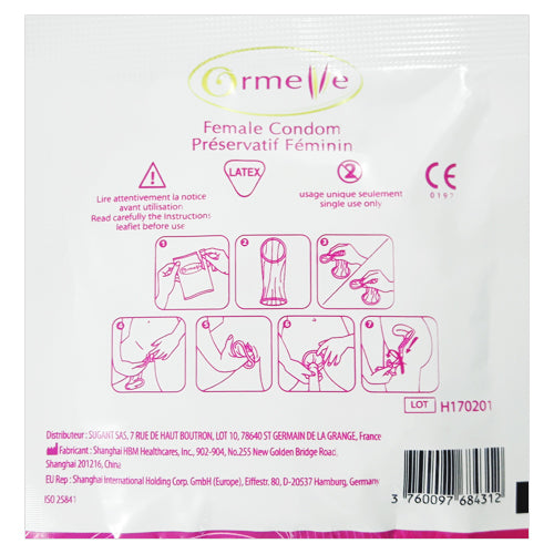 Ormelle Female Condoms 5 Pack Secondary image