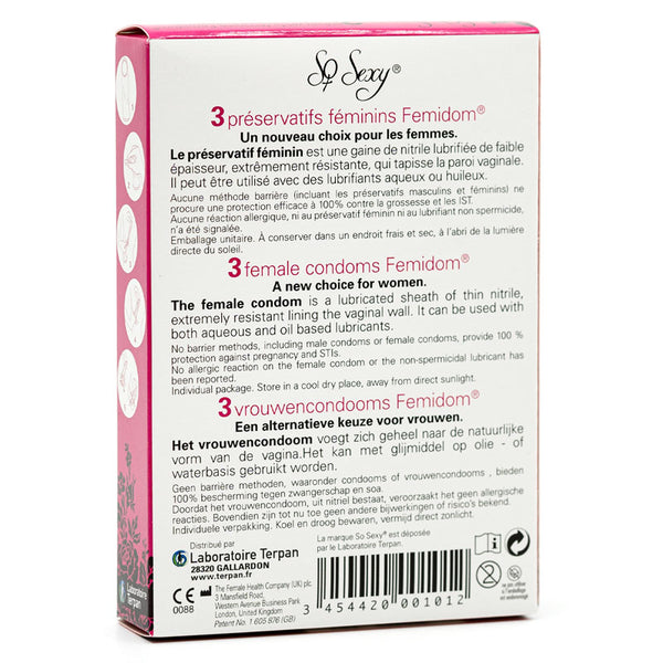 So Sexy Female Condoms Box 3 | WorldCondoms