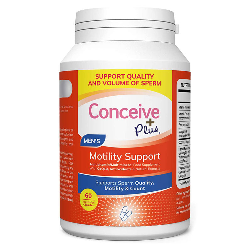 Sasmar Conceive Plus Men's Motility Support 60 caps | WorldCondoms Main image