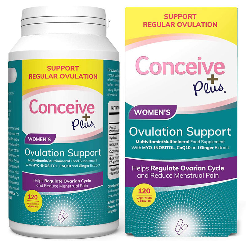 Sasmar Conceive Plus Women's Ovulation Support 120 caps Secondary image