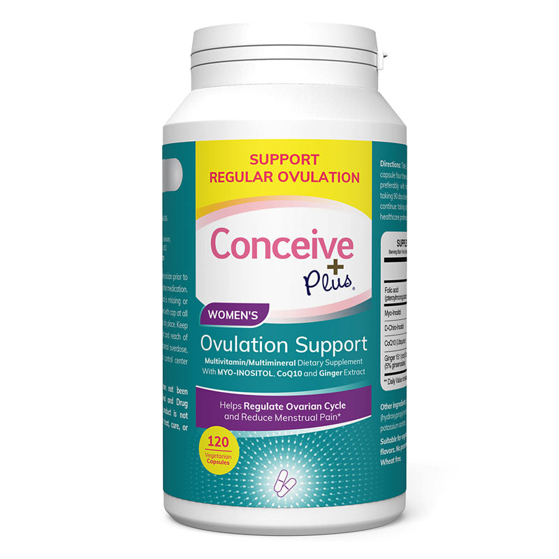 Sasmar Conceive Plus Women's Ovulation Support Caps 120 | WorldCondoms Main image