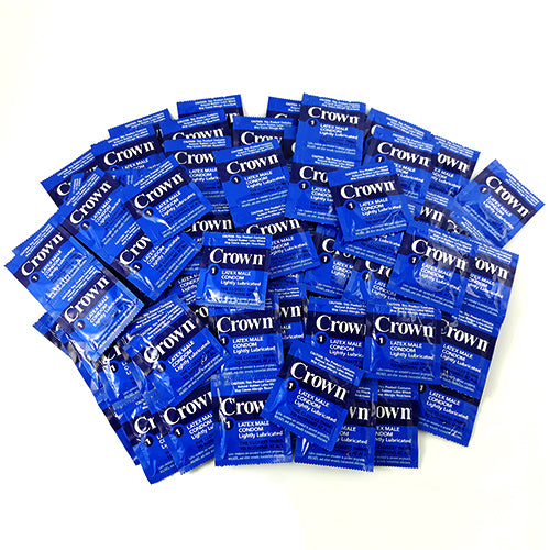 crown lightly lubricated condoms 