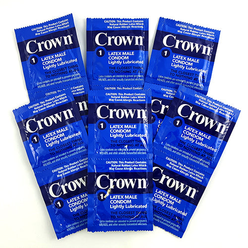 crown lightly lubricated condoms 24 PCS