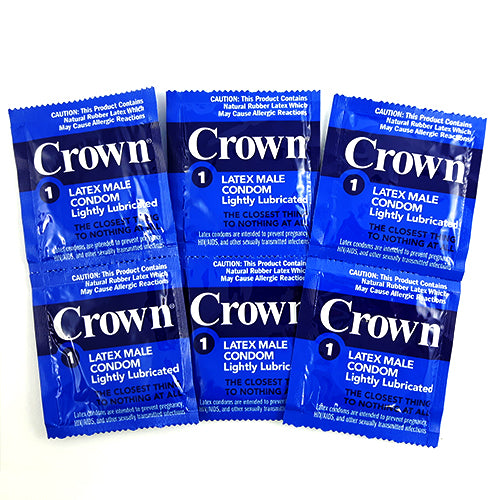 crown lightly lubricated condoms 12 PCS
