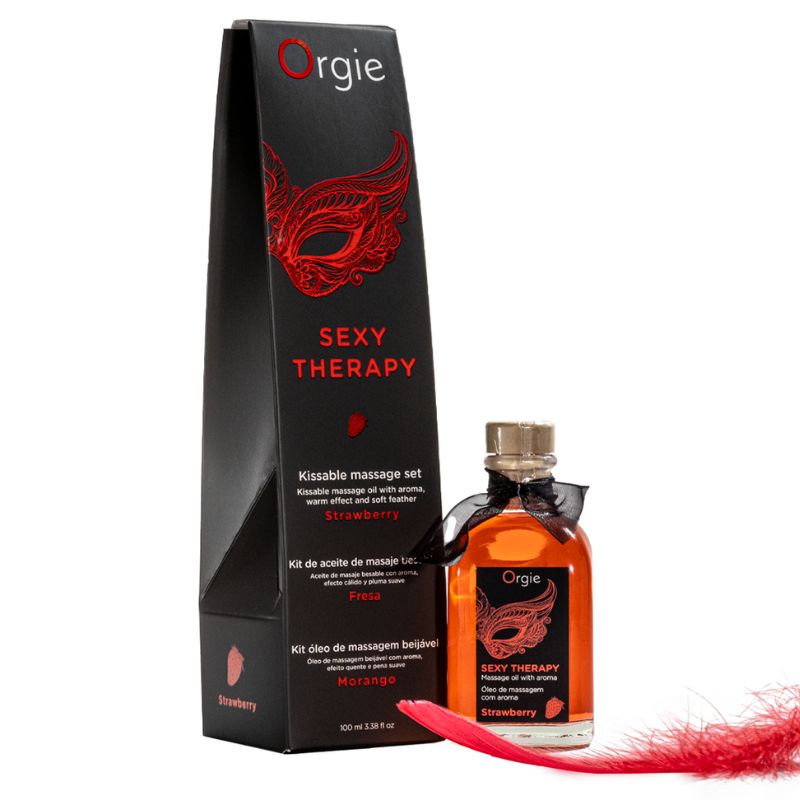 Orgie Sexy Therapy Massage Kit Strawberry 100ml Main image