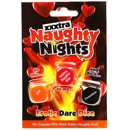 XXXtra Naughty Nights Erotic Dare Dice Game front